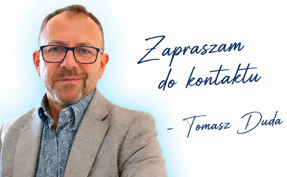 Zapraszam do kontaktu - Tomasz Duda